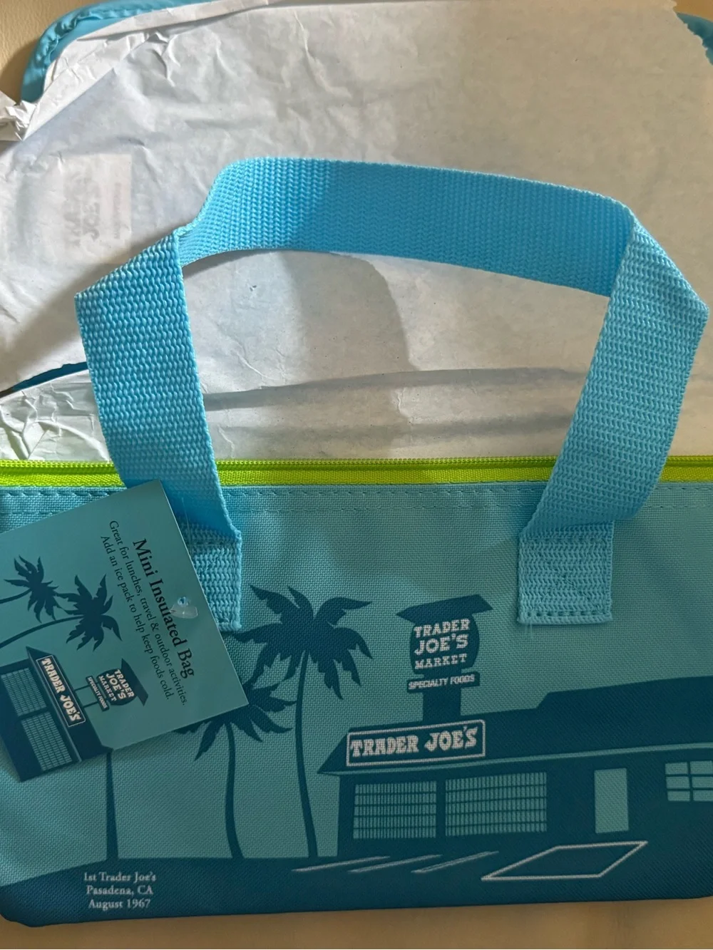 Trader Joes’s mini-insulated totes-summer 2026 colors